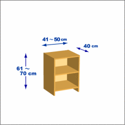 横幅41-50／高さ61-70／奥行40cmの棚ユニット