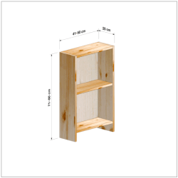 横幅41-50／高さ71-80／奥行20cmの棚ユニット