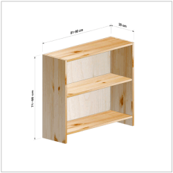 横幅81-90／高さ71-80／奥行30cmの棚ユニット