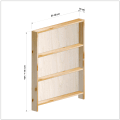 横幅81-90／高さ101-110／奥行10cmの棚ユニット