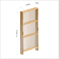 横幅51-60／高さ111-120／奥行10cmの棚ユニット