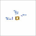 横幅11-20／高さ15-20／奥行10cmの棚ユニット