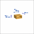 横幅31-40／高さ15-20／奥行35cmの棚ユニット