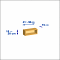 横幅41-50／高さ15-20／奥行15cmの棚ユニット