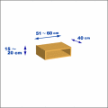 横幅51-60／高さ15-20／奥行40cmの棚ユニット