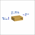横幅51-60／高さ15-20／奥行45cmの棚ユニット