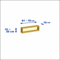 横幅61-70／高さ15-20／奥行10cmの棚ユニット