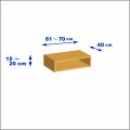 横幅61-70／高さ15-20／奥行40cmの棚ユニット