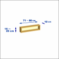 横幅71-80／高さ15-20／奥行10cmの棚ユニット