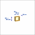 横幅21-30／高さ21-30／奥行10cmの棚ユニット