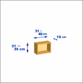 横幅31-40／高さ21-30／奥行15cmの棚ユニット