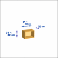 横幅31-40／高さ21-30／奥行20cmの棚ユニット