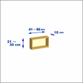 横幅41-50／高さ21-30／奥行10cmの棚ユニット