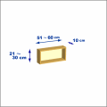 横幅51-60／高さ21-30／奥行10cmの棚ユニット