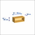 横幅61-70／高さ21-30／奥行30cmの棚ユニット