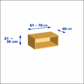 横幅61-70／高さ21-30／奥行40cmの棚ユニット