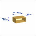 横幅61-70／高さ21-30／奥行45cmの棚ユニット
