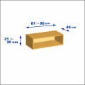 横幅81-90／高さ21-30／奥行40cmの棚ユニット