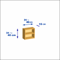 横幅31-40／高さ31-40／奥行15cmの棚ユニット