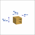 横幅31-40／高さ31-40／奥行45cmの棚ユニット
