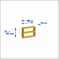 横幅41-50／高さ31-40／奥行10cmの棚ユニット