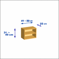 横幅41-50／高さ31-40／奥行25cmの棚ユニット