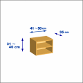 横幅41-50／高さ31-40／奥行35cmの棚ユニット