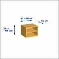 横幅41-50／高さ31-40／奥行40cmの棚ユニット