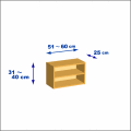 横幅51-60／高さ31-40／奥行25cmの棚ユニット
