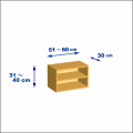 横幅51-60／高さ31-40／奥行30cmの棚ユニット
