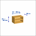 横幅51-60／高さ31-40／奥行35cmの棚ユニット