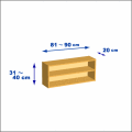 横幅81-90／高さ31-40／奥行20cmの棚ユニット