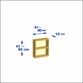 横幅31-40／高さ41-50／奥行10cmの棚ユニット