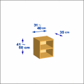 横幅31-40／高さ41-50／奥行35cmの棚ユニット