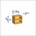 横幅41-50／高さ41-50／奥行35cmの棚ユニット