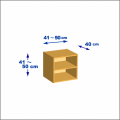 横幅41-50／高さ41-50／奥行40cmの棚ユニット