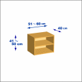 横幅51-60／高さ41-50／奥行40cmの棚ユニット