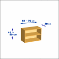 横幅61-70／高さ41-50／奥行30cmの棚ユニット