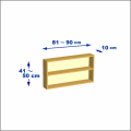 横幅81-90／高さ41-50／奥行10cmの棚ユニット