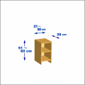 横幅21-30／高さ51-60／奥行35cmの棚ユニット