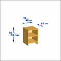 横幅31-40／高さ51-60／奥行40cmの棚ユニット