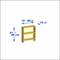 横幅41-50／高さ51-60／奥行10cmの棚ユニット