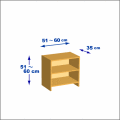 横幅51-60／高さ51-60／奥行35cmの棚ユニット