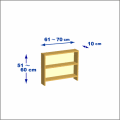 横幅61-70／高さ51-60／奥行10cmの棚ユニット