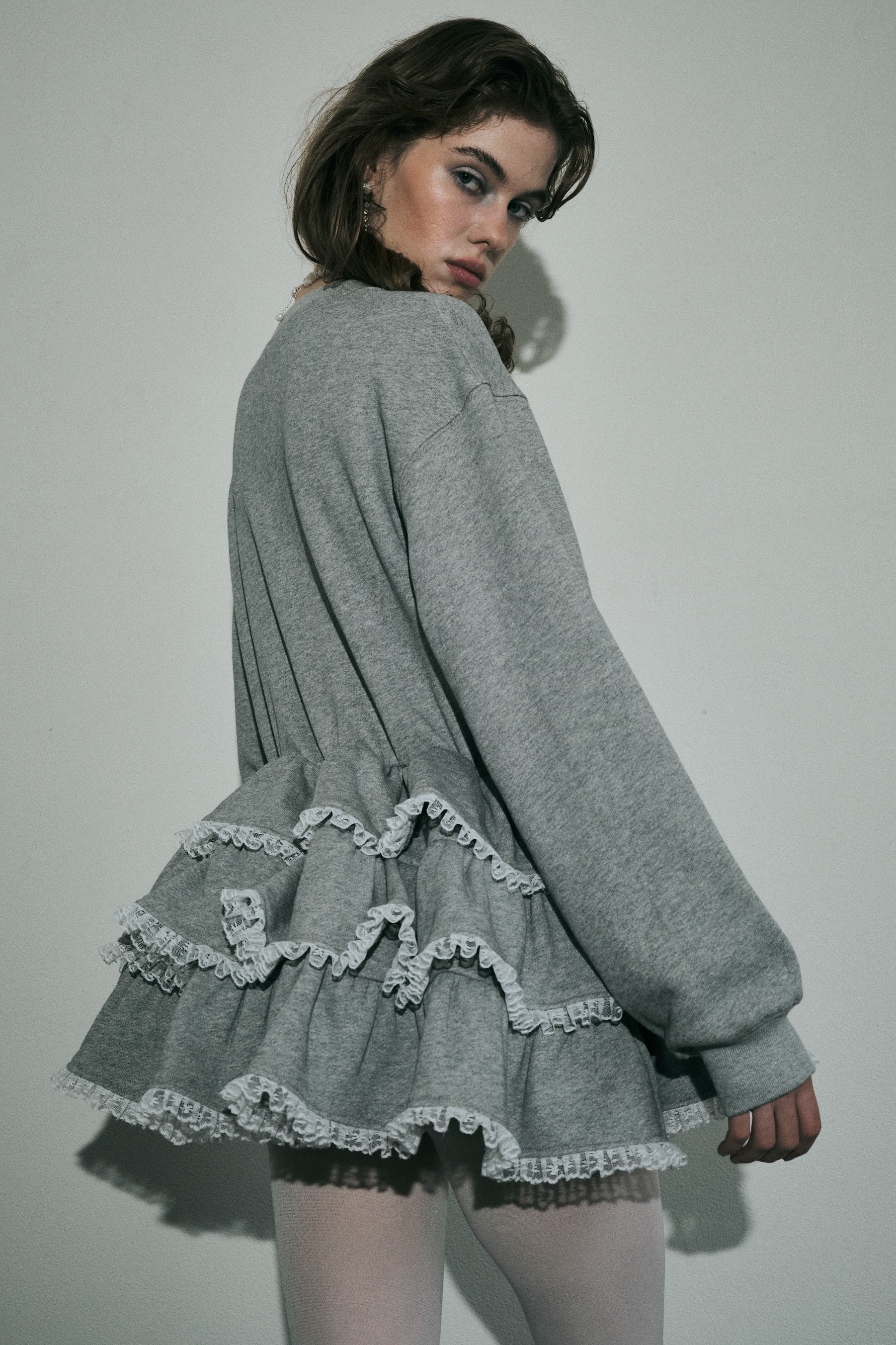 tiered frill sweat | HONEY MI HONEY