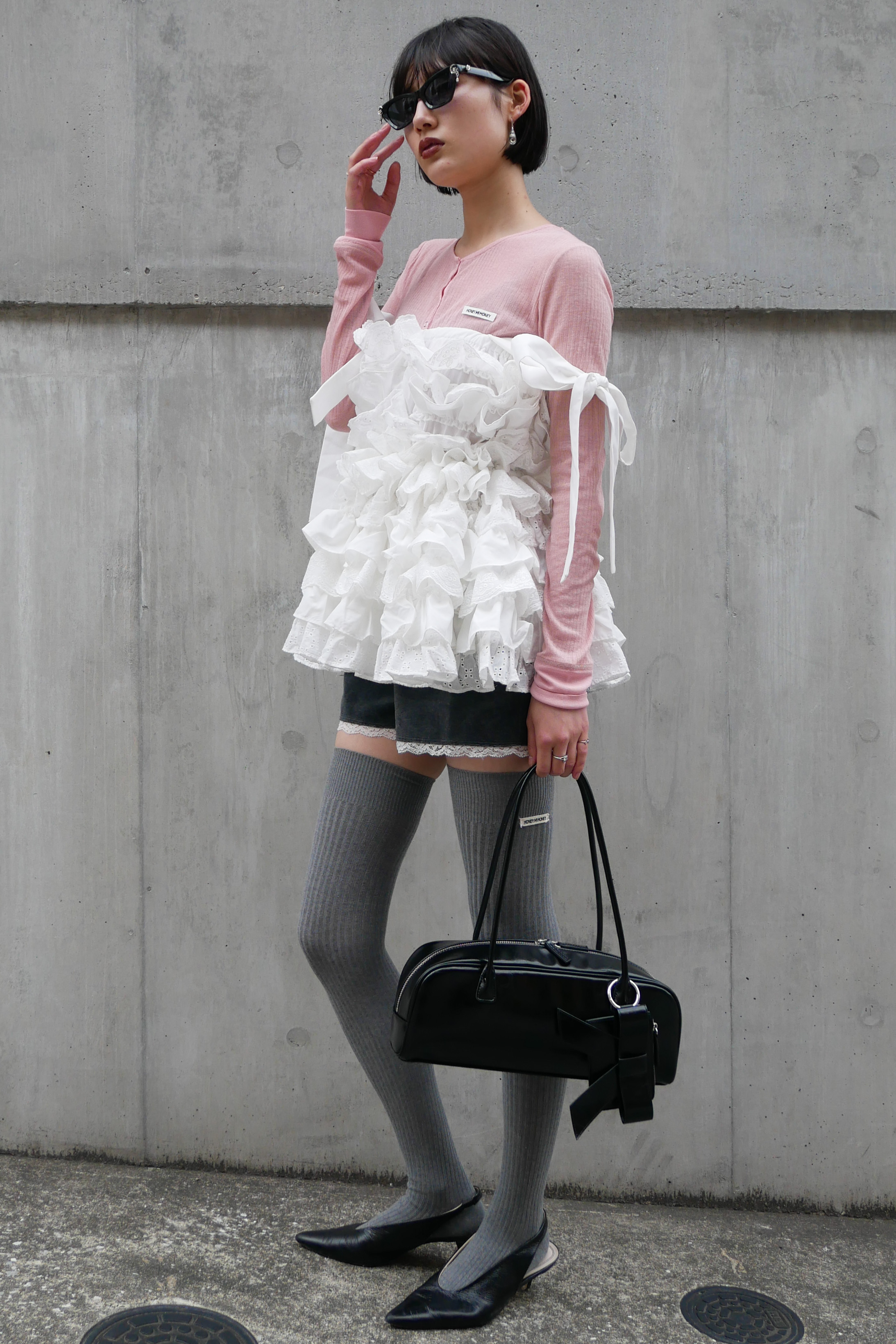 【新品タグ付き】　HONEY MI HONEY HONEY MI HONEY】HONEY logo long socks HONEY.MALL