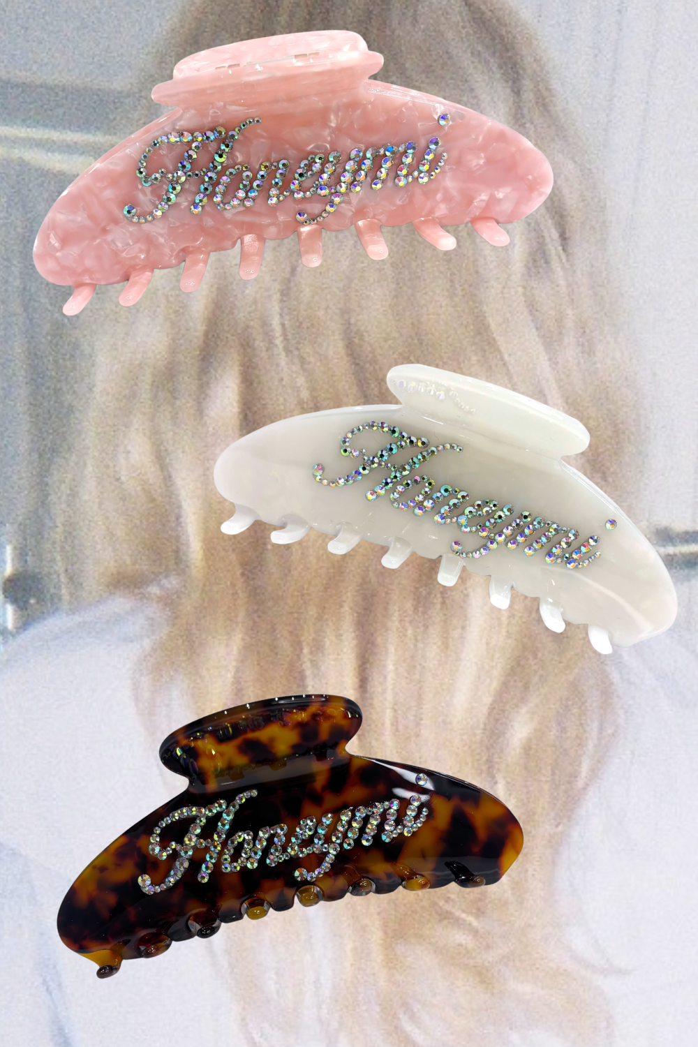 【HONEY MI HONEY】Honeymi logo hairclip