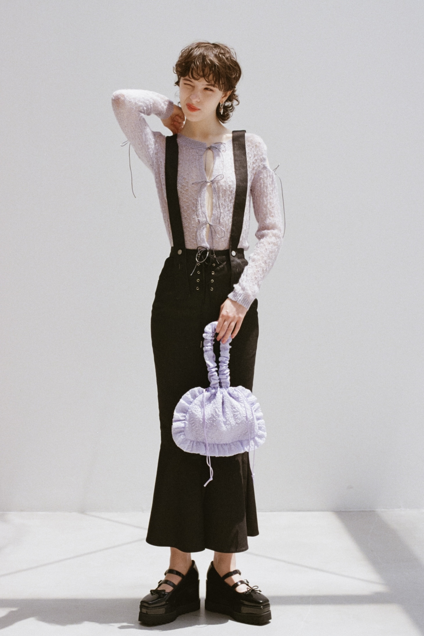 【HONEY MI HONEY】two-way mermaid long skirt