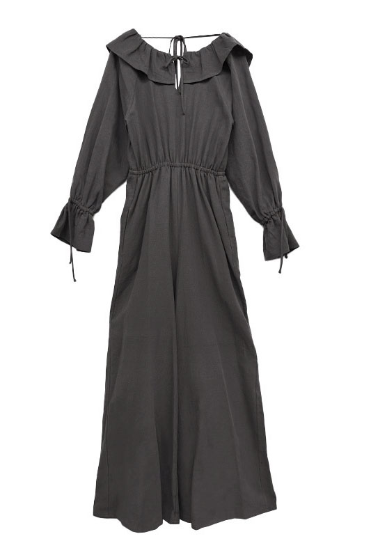 back open linen all-in-one