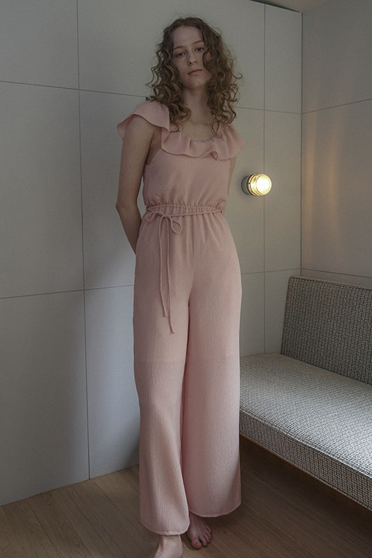 【HONEY MI HONEY】chiffon frill rompers